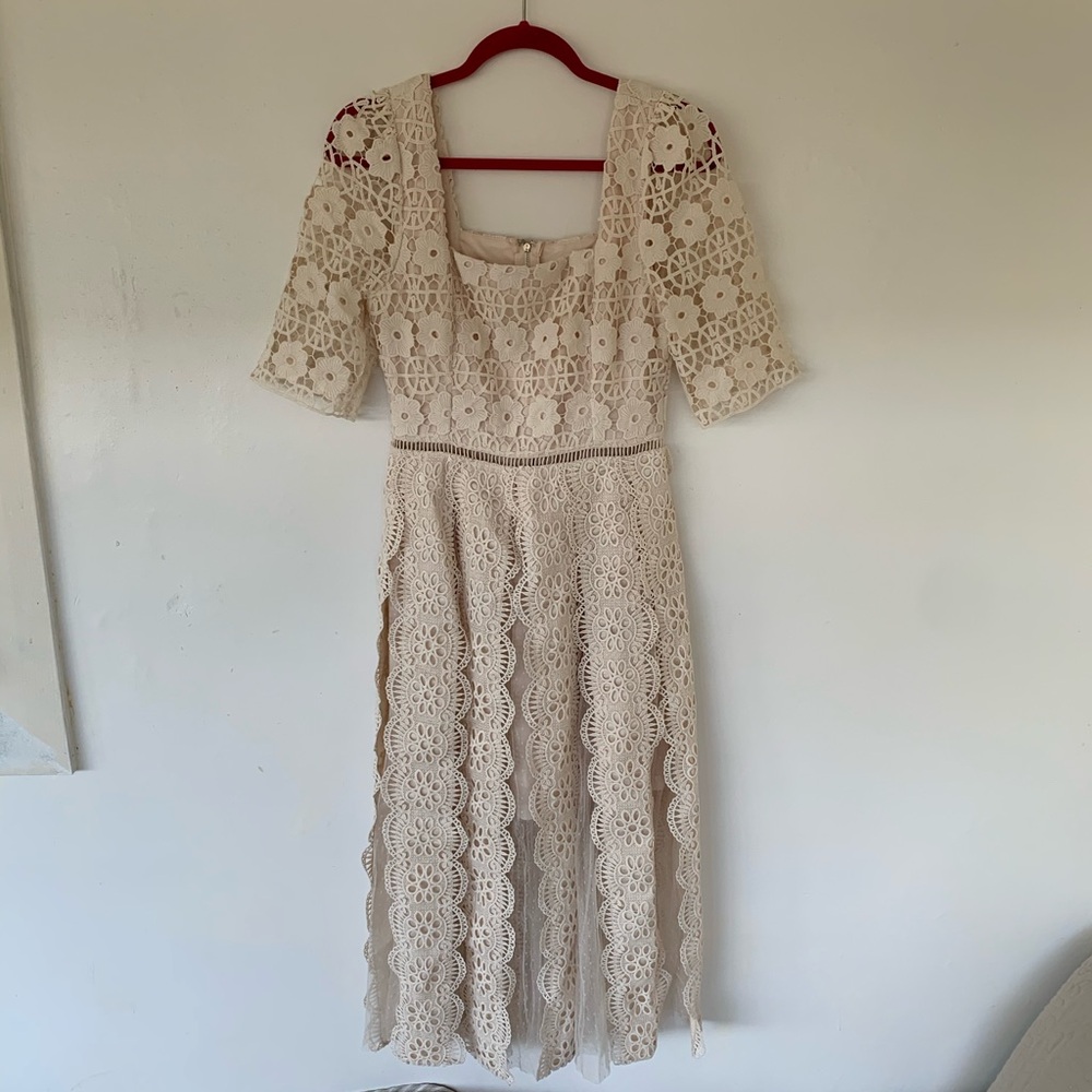 Cream Dress